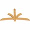 Ekena Millwork Davenport Rough Sawn Timber Gable Bracket, Western Red Cedar, 60"W x 35"H x 2"D x 4"F, 14/12 Pitch GBW060X35X0204DAV00RWR - alternate 4